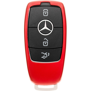 Чехол для автоключа LaManche Mercedes Red (Benz-B01K_rd) лучшая модель в Ровно