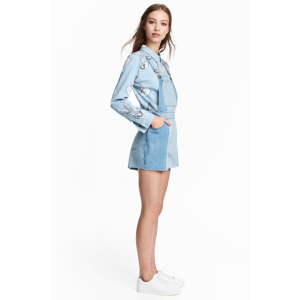 Напівкомбінезон джинсовий H&amp;M 4989906RP12 36 Блакитний (PS2030000034918) ТОП в Рівному