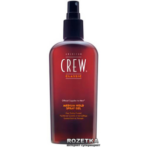 купить Спрей-гель для волос American Crew Medium Hold Spray Gel средней фиксации 250 мл (738678151846)