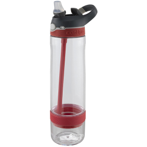 купить Бутылка для воды Contigo Ashland Infuser Watermelon 760 мл Красная/Серая (72912)