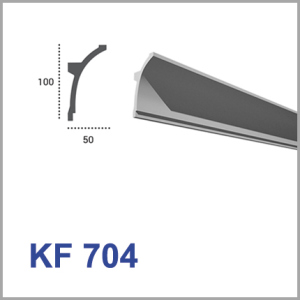 Карниз для прихованого освітлення Tesori KF 704 200см краща модель в Рівному