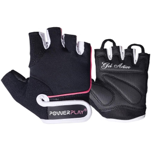 Перчатки для фитнеса PowerPlay 1750 Розовая линия XS (PP_1750_XS_Pink_Line)