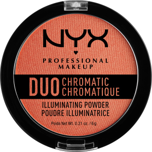 хорошая модель Хайлайтер NYX Professional Makeup Duo Chromatic Illuminating Powder 05 Synthetica 7.2 г (800897085469)