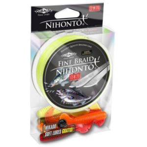 Шнур Mikado Nihonto Fine Braid 150 м 0.12 мм 8.80 кг Fluo (Z19F-012) краща модель в Рівному