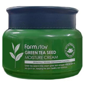 Зволожуючий крем Farmstay Green Tea Seed Moisture Cream із зеленим чаєм 100 г (8809480772535) в Рівному