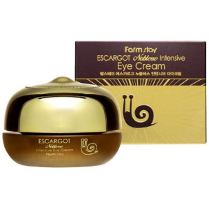 Крем для век Farmstay Escargot Noblesse Intensive Eye Cream с муцином улитки 50 г (8809317289281) надежный