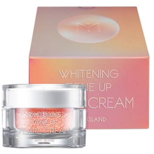 Крем, що освітлює, з перловою пудрою May Island Whitening Tone Up Pearl Cream 50 г (8809515400150) краща модель в Рівному