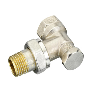 купити Клапан Danfoss RLV-S запірний, вх. 1/2 - вих. 1/2", кутовий, нікель (003L0123)