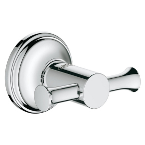 Гачок для рушника подвійний Grohe EX Essentials Authentic 40656001 хром (53720)