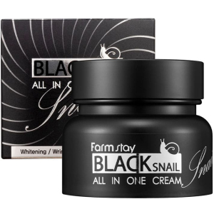 Крем для обличчя FarmStay Black Snail All in One Cream Відновлюючий з екстрактом чорного равлика 100 мл (8809469775106) ТОП в Рівному