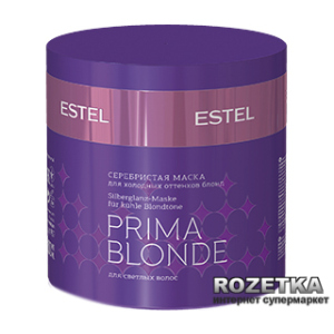 Срібляста маска Estel Professional Prima Blonde для холодних відтінків блонд 300 мл PB.7 (4606453034249) краща модель в Рівному