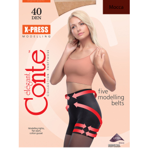 Колготки Conte X-press 40 Den 5 р. Mocca -4810226008096