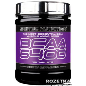 Аминокислота Scitec Nutrition BCAA 6400 125 таблеток (728633107513) ТОП в Ровно