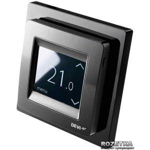 Терморегулятор DEVI DEVIreg Touch Black (140F1069) краща модель в Рівному