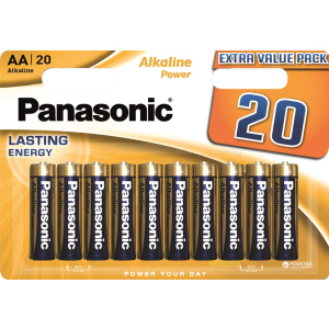 Батарейки Panasonic Alkaline Power щелочные AA блистер, 20 шт (LR6REB/20BW) ТОП в Ровно