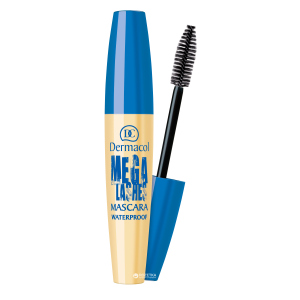 Водостійка туш для вій Dermacol Make-Up Mega Lashes 13 мл Чорна (85957787) в Рівному