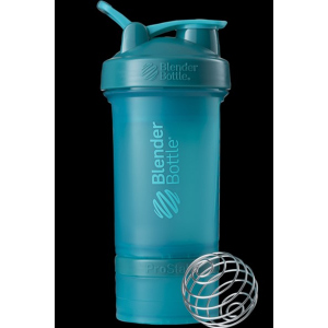 Шейкер BlenderBottle ProStak з кулькою 650 мл Блакитний (PS 22oz Teal) ТОП в Рівному