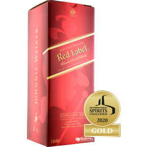 Виски Johnnie Walker Red Label выдержка 4 года 3 л 40% в подарочной упаковке (5000267129785) ТОП в Ровно