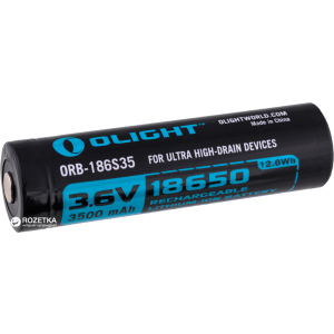 Аккумулятор Olight 18650 HDС 3.6 В 3500 мАч (23702465) рейтинг