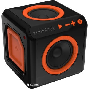 Акустическая система Allocacoc audioCube Black/Orange (3802/EUACUB)