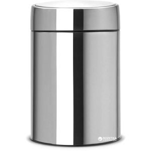 Відро для сміття Brabantia Slide Bin 5 л Matt Steel (477546) краща модель в Рівному