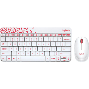 Комплект бездротової Logitech MK240 Nano White RUS (920-008212) в Рівному