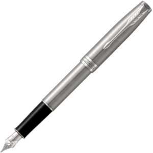 Ручка перьевая Parker Sonnet 17 Stainless Steel CT FP F Синяя Серый корпус (84 211) ТОП в Ровно