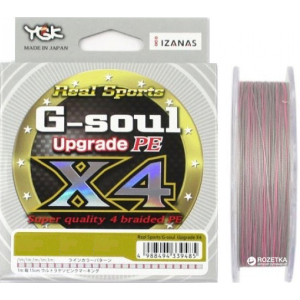 Шнур YGK G-Soul X4 Upgrade 200 м 0.205 мм 1.5 кг/25 lb Серый (55450110) лучшая модель в Ровно