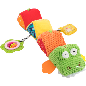 М'яка іграшка-гусениця Baby Team Крокодил (8534) краща модель в Рівному