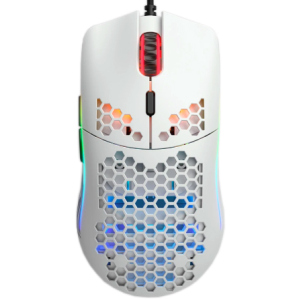 Мышь Glorious Model O Minus RGB USB White (GOM-WHITE) лучшая модель в Ровно