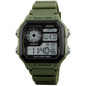 купити Чоловічий годинник Skmei 1299 Army Green BOX (1299BOXAG)