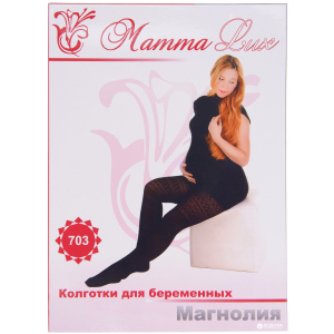 Колготки для беременных Mamma Lux 703 320 Den 4 р Черные (ROZ6205018729) ТОП в Ровно