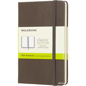 Нотатник Moleskine Classic 9 х 14 см 192 сторінки без линівки Коричневий (8058341715291) краща модель в Рівному