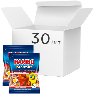 Упаковка цукерок жувальних HARIBO Starmix 80 г х 30 шт (9002975727112) краща модель в Рівному