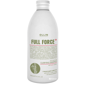 Очищающий шампунь для волос и кожи головы Ollin Professional Ollin Full Force с экстрактом бамбука 300 мл (4620753725614) ТОП в Ровно