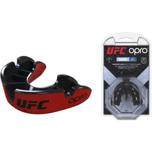 Капа OPRO Junior Silver UFC Hologram Red/Black (002265001) в Ровно