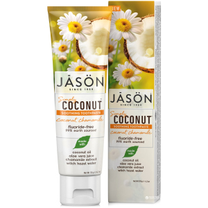 Зубна паста Jason Загоює з олією кокосу Simply Coconut 119 г (078522014966) в Рівному