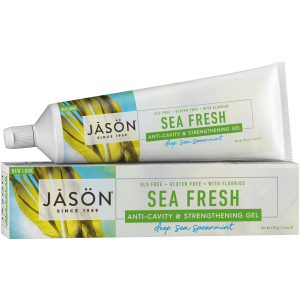 Гелевая зубная паста Jason против зубного камня Sea Fresh с коэнзимом Q10 170 г (078522015307) лучшая модель в Ровно