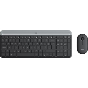 Комплект Logitech MK470 Wireless Slim Graphite (920-009206) в Рівному