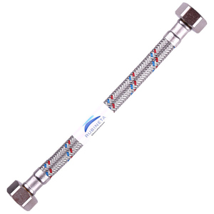 Шланг водопровідний RUBINETA 1/2"x1/2" 150 см В-В гнучкий 610150 надійний