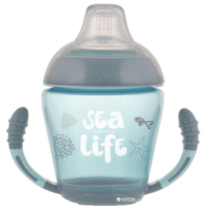 Кружка Canpol babies непроливайка с мягким силиконовым носиком Sea Life серая 230 мл (56/501_grey) в Ровно