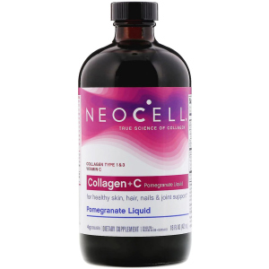 Натуральна добавка NeoCell Рідкий Колаген + Вітамін C Гранат 16 рідких унцій (473 мл) (16185128996)