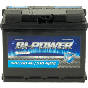 Автомобильный аккумулятор 60 Аh/12V BI-Power (KLV060-01) лучшая модель в Ровно