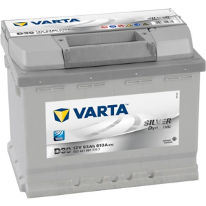 Автомобильный аккумулятор Varta Silver Dynamic 63А (+/-) D39 (610EN) (563401061) ТОП в Ровно