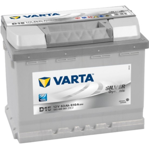 хороша модель Автомобільний акумулятор Varta Silver Dynamic 63А Єв (-/+) D15 (610EN) (563400061)