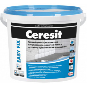 Клей для плитки Ceresit EASY FIX Готова суміш 7 кг Кремо-білий (CR2379005) ТОП в Рівному