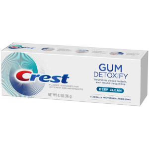 Очищувальна зубна паста Crest Gum Detoxify Deep Clean 116 г (37000754213) краща модель в Рівному