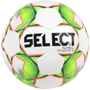 М'яч футзальний Select Futsal Talento 9 №2 White-Green-Orange (5703543187126) ТОП в Рівному