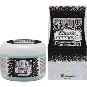 Омолаживающий пузырьковый крем для лица Elizavecca Peptide 3d Fix Elastic Bubble Facial Cream 100 г (8809624500062) в Ровно