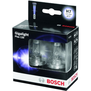 Автолампа Bosch Gigalight Plus 120 H7 2 шт (1 987 301 107)